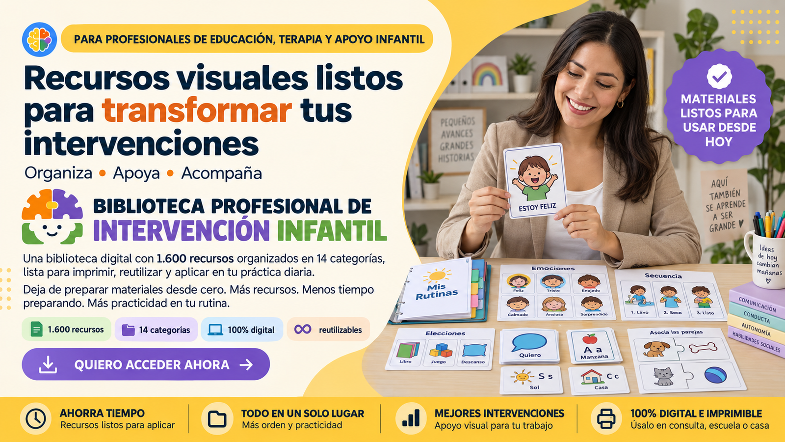 Acceso seguro a la Biblioteca Profesional de Intervención Infantil