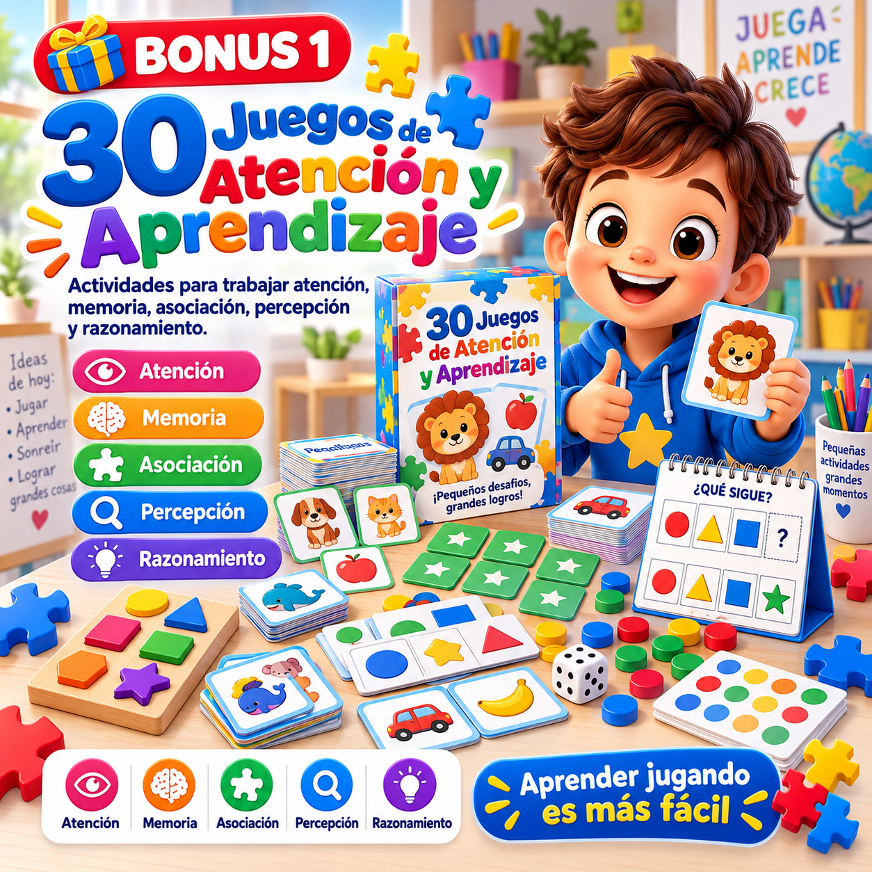 30 Juegos de Atención y Aprendizaje
